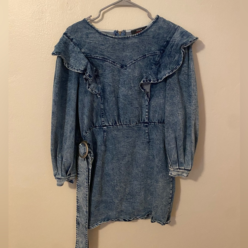 Denim dress